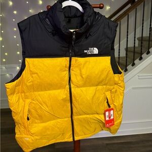 The North Face 1996 Retro Nuptse Vest 'Summit Gold/TNF Black'